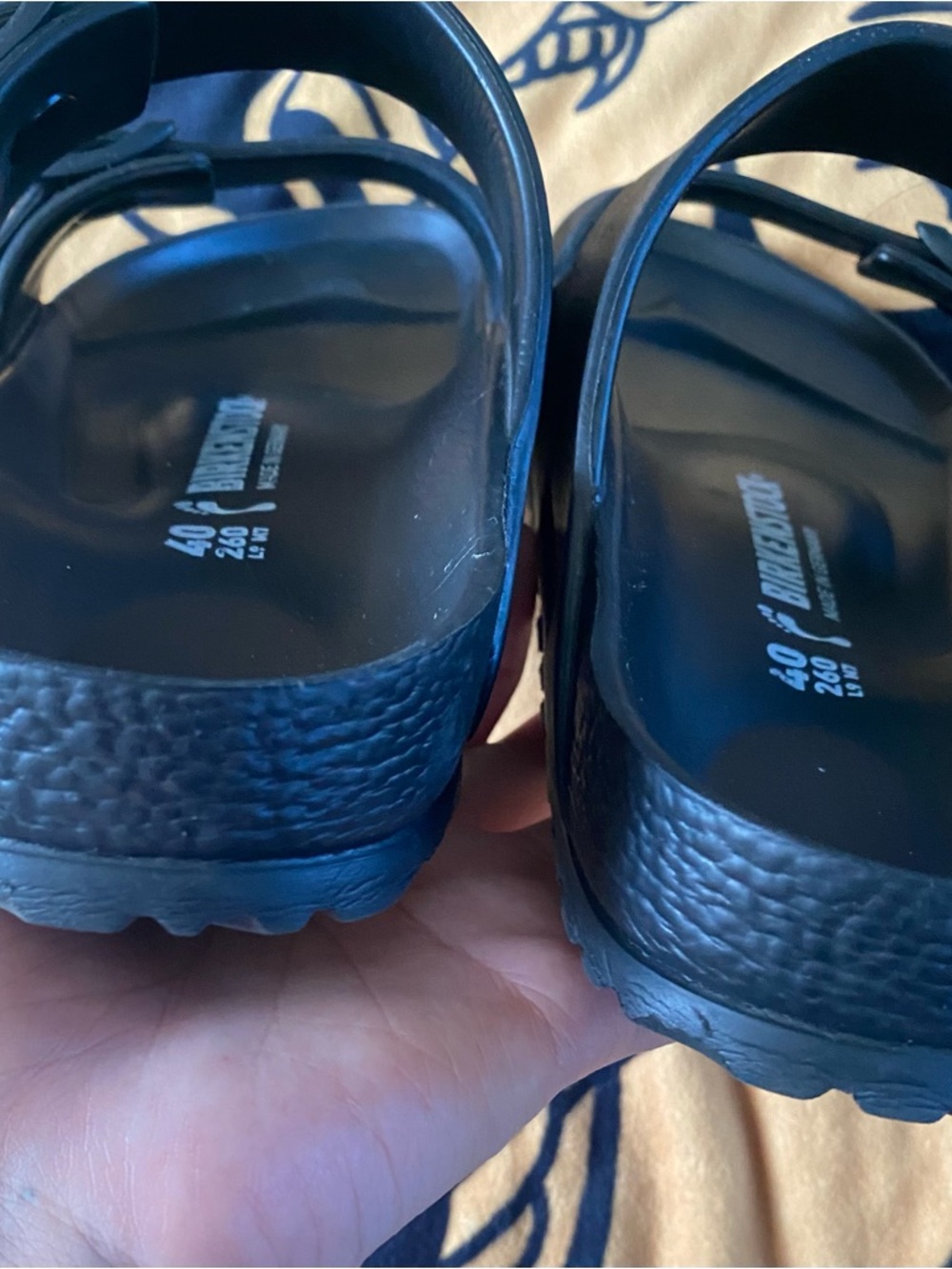 Birkenstock Black Eva Slide Sandals - Picture 3 of 9